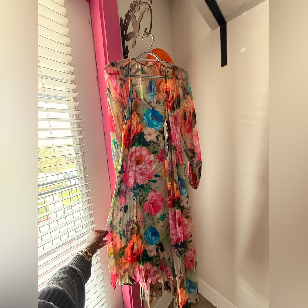 Sundance Multicolor Sheer Dress